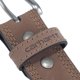 thumbnail image 4 of Cinturón Carhartt de piel casual con triple puntada para hombre, marrón 38, 4 of 6