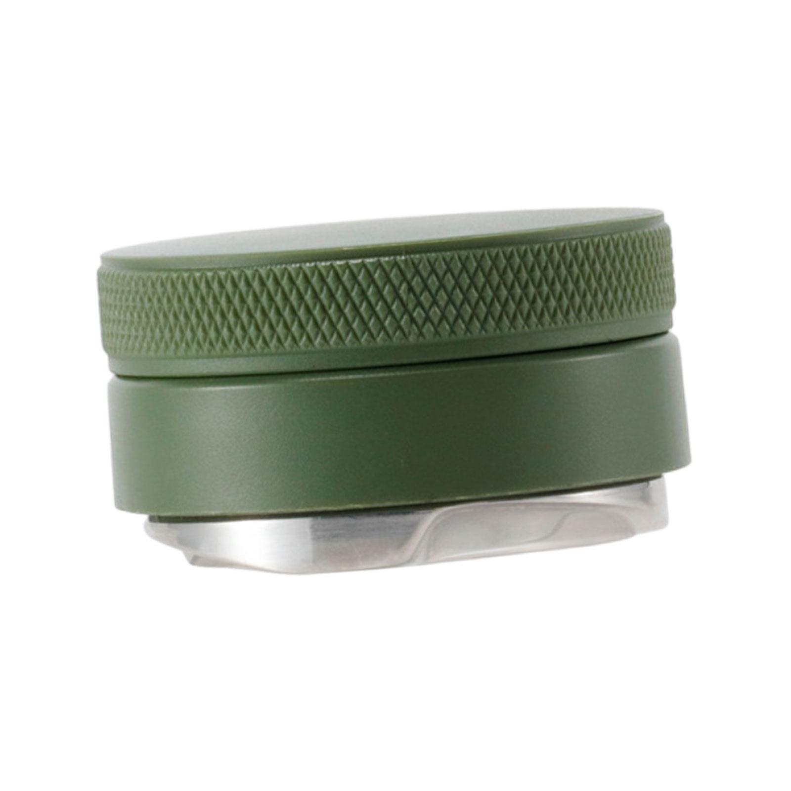 Magideal - Herramienta De Distribución De Manipulación De Café Expreso, Nivelador De Café Biselado De Tres Ángulos De Fácil Limpieza Para Utensilios De Café, Sum Verde 58Mm