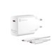 thumbnail image 1 of Solohour Cargador Carga Rápida GAN 30w kit 1m USB-C Blanco, 1 of 10