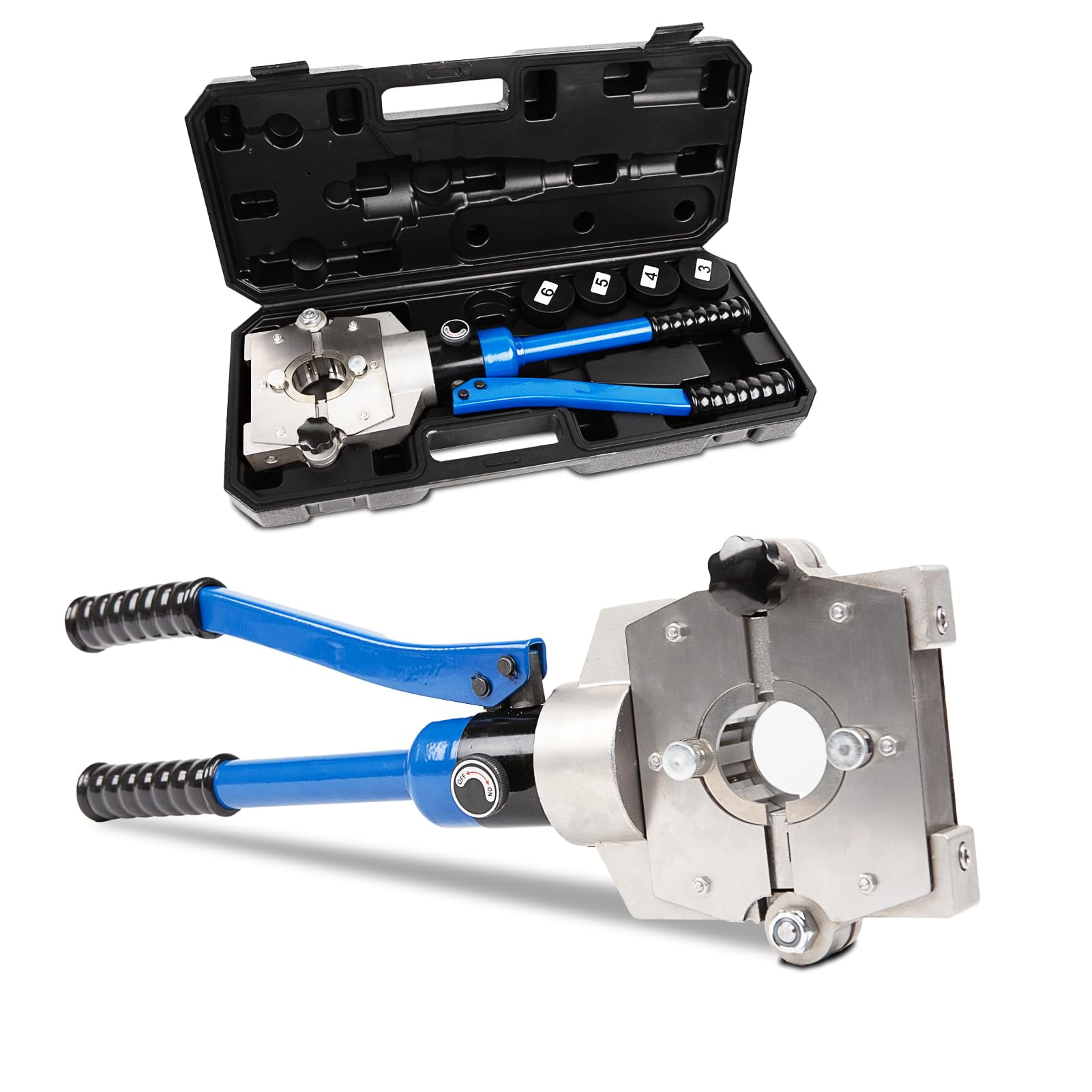 Kit Manual De Prensa Para Mangueras De Aire Acondicionado Hidráulico Carstech 50mpa