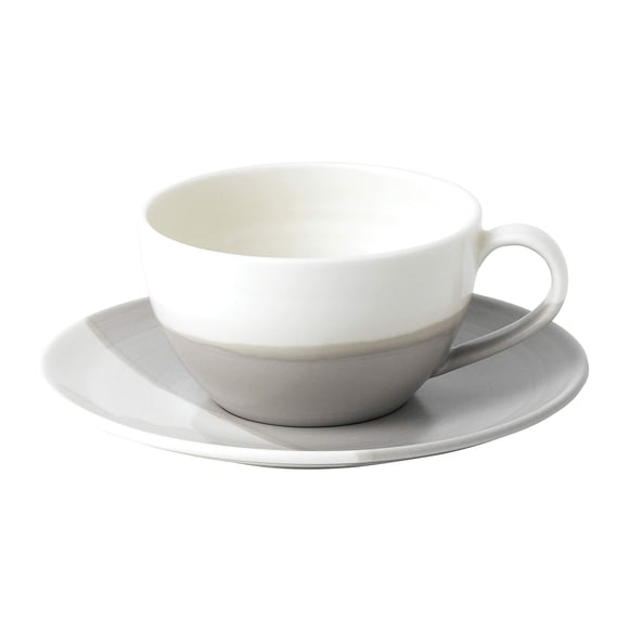 Set de taza y platillo para capuchino Royal Doulton Coffee Studio