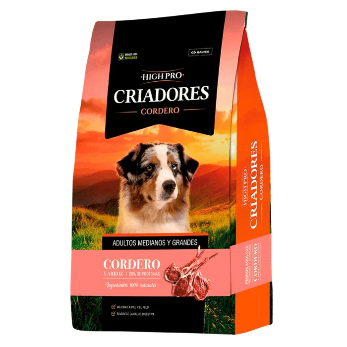 Alimento para Perro Maintenance Criadores High Pro con Cordero Adulto x 20 Kg