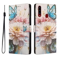 Foxdock Funda Tipo Cartera Para Samsung Galaxy A20S Con Soporte Y Correa – Diseño De Patrones Lindos