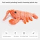 thumbnail image 5 of Floppy Lobster Dog Juguetes, 26cm Electric Plush Floppy Lobster Dog Chew Juguete, USB Charging Mascota Interactivo Juguetes, Gato Chewing Stuffed Juguete fo Dogs Gatos (Oange), 5 of 7