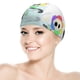 thumbnail image 5 of Mundo de Dandys Gorro de Natación de Licra, Gorro de Baño de Tela Cómoda, Gorro Elástico Antideslizante para Hombres, Mujeres y Niños, 5 of 6