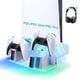thumbnail image 1 of Kit de montaje en pared Mcbazel para PS5 Slim con cargador dual e iluminación RGB, 1 of 8