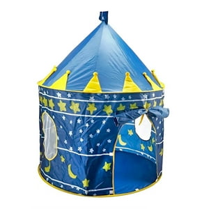 Genérico - Carpa Infantil Castillo Luna Estrella Azul - Re1102B