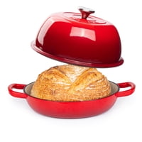 Olla Holandesa Nuovva De Hierro Fundido Esmaltado Rojo, 6,3 L, 26 Cm