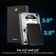 thumbnail image 2 of Carcasa de disco duro SABRENT USB 3.0 para SATA de 2,5» y 3,5», 2 of 3
