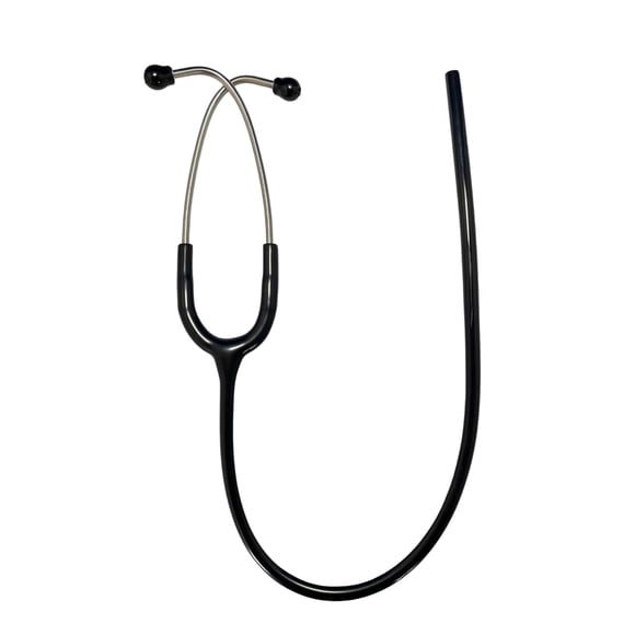 Tubo de estetoscopio Lane 56 cm negro de acero inoxidable