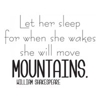 Rienda Libre Graphics - Decomural Let Her Sleep Shakespeare Ws-44201