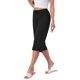thumbnail image 4 of INSPIRE CHIC Pantalones Cortos de Pijama de Mujer de Cintura Alta Viscosa Cómodos Suaves a la Rodilla con Bolsillos M Negro, 4 of 6