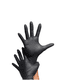 thumbnail image 2 of Guantes de Nitrilo Negro Sin Polvo Talla M Caja de 100 unidades, 2 of 3