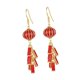 thumbnail image 5 of Pendientes De A?o Nuevo Chino Pendientes De Gancho únicos Para El Compromiso De Citas Holiday Style A, 5 of 5