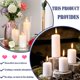 thumbnail image 4 of Velas Veiuwa 5x5x20 cm 5x15x20 cm 5x20x20 cm Pack de 18, 4 of 7