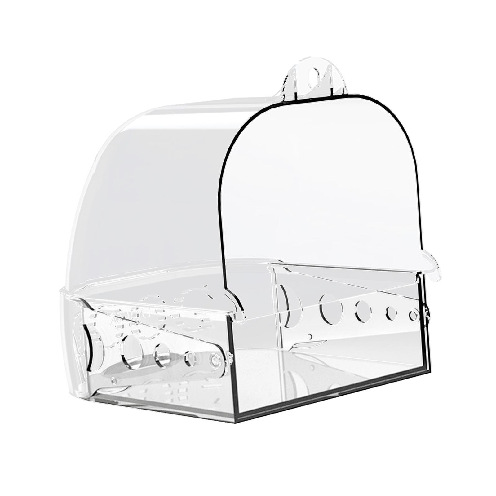 Magideal - Caja De Baño Para Pájaros Para Mascotas, Accesorios Para Jaula De Bañera Para Loros, Bañera Para Pájaros Colgante Para Periquitos, Periquitos, Pájaros