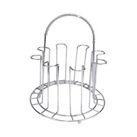 Bothyi - Organizador De Vasos De Acero Inoxidable, Soporte Para Vasos Con 8 Ganchos Para Encimera, Hogar