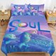 thumbnail image 1 of Soul Cartoon Bedding Sets Ultra Soft Skin-Friendly Duvet Cover 3 Piece, Cute Comforter Cover Bed Set for Boys Girls Kids, 1 of 5