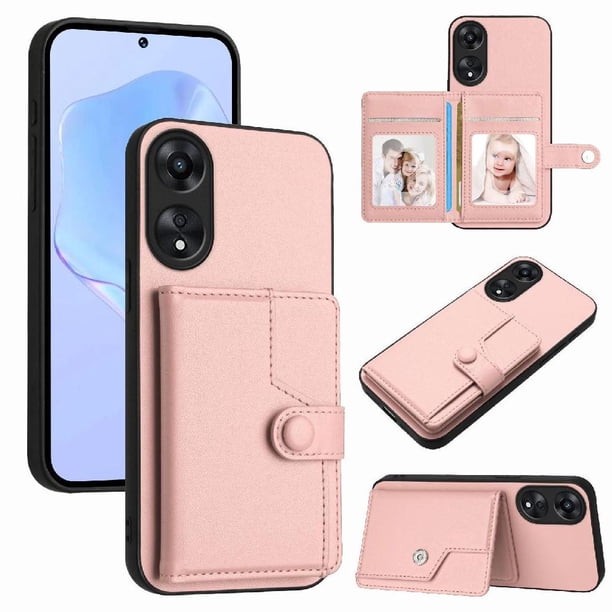 FOXDOCK Funda para OPPO A79 5G con Bloqueo RFID - Diseño Elegante con Cierre de Botón