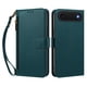 thumbnail image 1 of Funda Tipo Billetera para iphone17 Air con Soporte y Bolsillo con Cierre Verde, 1 of 1
