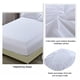 thumbnail image 4 of Sábana ajustable de percal de algodón tamaño queen, sábana ajustable de 1 bolsillo profundo, fresca y resistente., 4 of 7