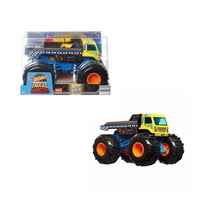 Vehículo De Juguete Hot Wheels Monster Trucks Transportador Escala 1:24