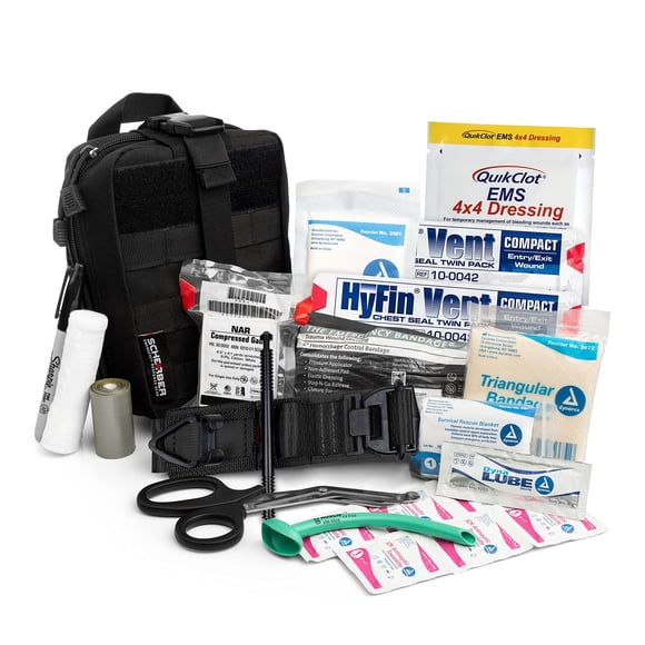 Paquete IFAK Kit Scherber Premium Trauma con torniquete y más