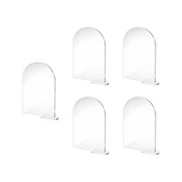 Bothyi - 5 Tarjetas De Asiento De Letrero De Mesa De Acrílico De Arco Para Decoración De Centro De Mesa De Boda