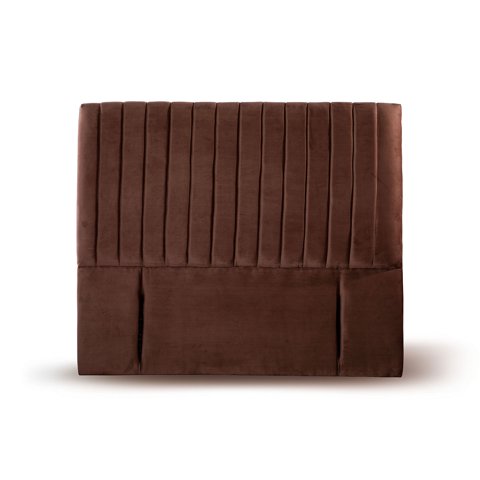 Latam Home - Respaldo Sorrento Tela Chocolate 2 Pza