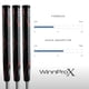 thumbnail image 4 of Empuñadura para Putter Winn Pro X 1.18 Talla Media 54 g Negro/Rojo, 4 of 5