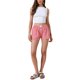 thumbnail image 2 of Pantalones Cortos de Gingham para Mujeres con Botones Cómodos y Transpirables para la Playa Verano Casual Talla 2XL Rojo, 2 of 6