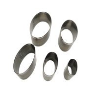 Bothyi - 5 Piezas De Modelo De Cortador De Cuero, Plantilla Resistente Para Manualidades De Bricolaje, Collar, Bolso