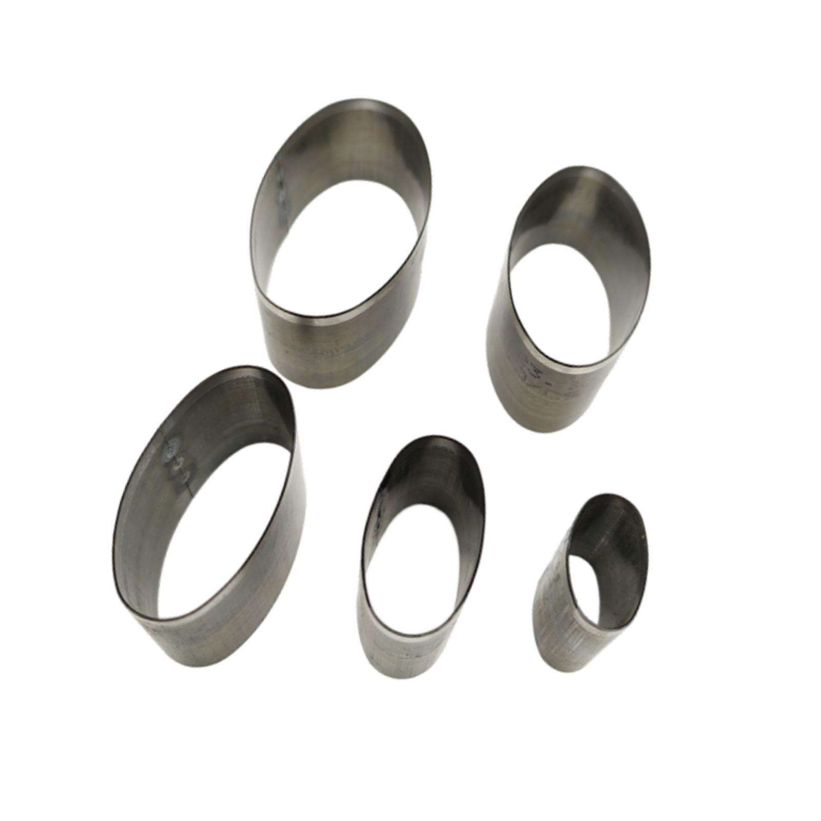 Bothyi - 5 Piezas De Modelo De Cortador De Cuero, Plantilla Resistente Para Manualidades De Bricolaje, Collar, Bolso