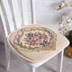 thumbnail image 1 of Xiao Hua Cojín para Silla de Comedor Estilo Farmhouse en Forma de U - Juego de 2 Piezas, Cojín Floral Vintage, Cierre Oculto, Cojín para Silla de Cocina y Oficina, 18.9 X 17.72 Inches, Beige-A05, 1 of 4