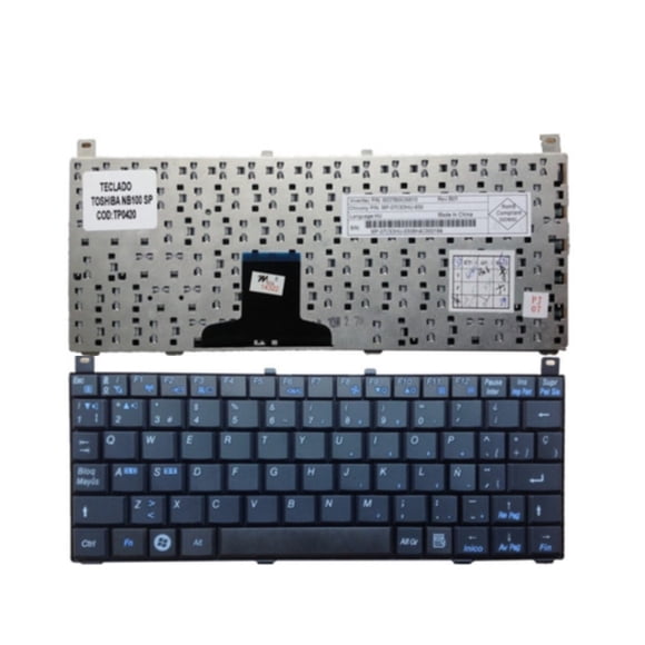 Teclado Toshiba Nb100 Español Negro