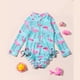 thumbnail image 4 of Traje de Baño Niña Manga Larga UPF50+ Flamingo MamboKids 5 a 6 años, 4 of 7