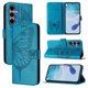 thumbnail image 5 of Funda cartera mariposa para Samsung Galaxy S24 con soporte y ranuras para tarjetas Azul, 5 of 5