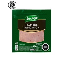Jamón Sándwich Artesanal De Cerdo Bolsa 250 G San Jorge