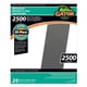 thumbnail image 1 of Papel de lija impermeable Gator de carburo de silicio de grano 2500, 1 paquete, 1 of 1