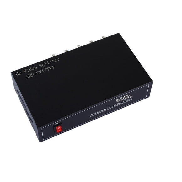 Amplificador distribuidor de vídeo BeeLion 1 entrada 8 salidas BNC 12 V