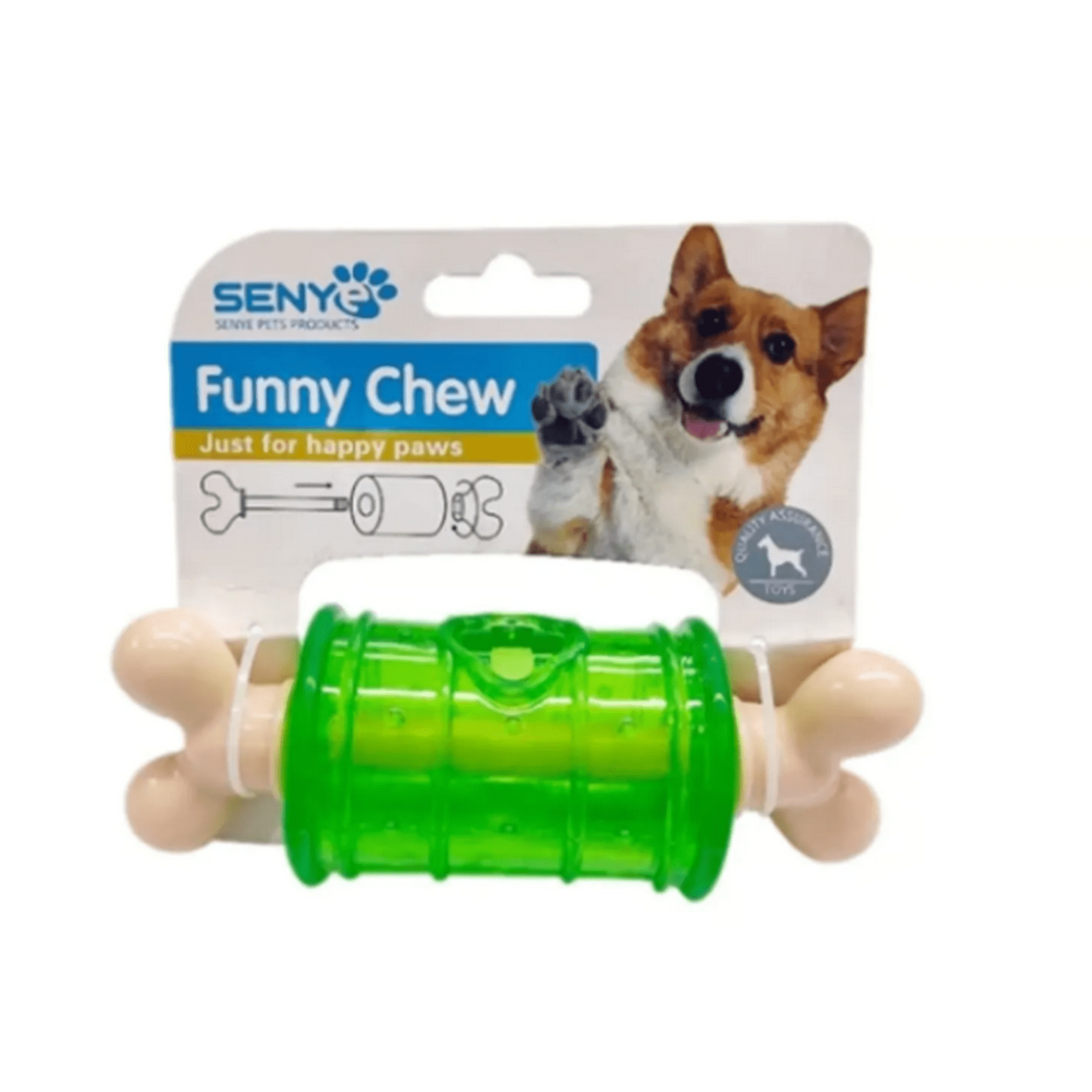 Genérico - Juguete Para Perro Forma Hueso Mascota Verde