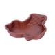 thumbnail image 5 of Tazón de baño para reptiles, tazón de alimentación para reptiles, decoración del hábitat, tanque de tortugas, tazón de agua para tortugas, dragones ba marrón, 5 of 5