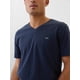 thumbnail image 4 of Camiseta GAP Everyday Soft Logo con cuello en V para hombre Tapestry Navy, 4 of 4