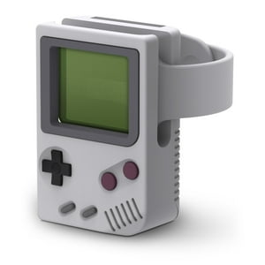 Genérico - Soporte De Sobremesa Para Apple Watch Soporte De Carga Patrón Retro Base De Carga Para Iwatch 8 7 6 5 4 3 2 Se Base De Silicona-Blanco