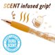 thumbnail image 3 of Bolígrafos de gel Scentco - Set de 6 con aroma a café y tinta negra, 3 of 9