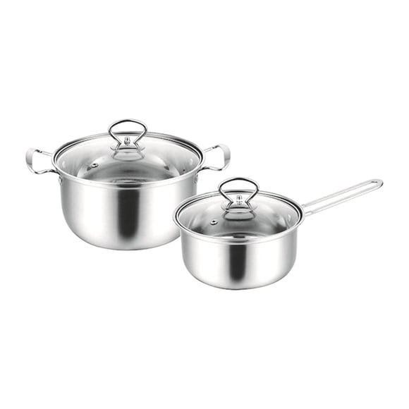 Olla de cocina, para leche y café, Mini olla para sopa, mango resistente al calor, olla para sopa de acero inoxidable, olla para Pasta para té,