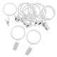 thumbnail image 3 of 12 Piezas De Cortinas De Metal, Anillos Para Cortinas Con Clips, Porcelana Blanca De 25 Mm, 3 of 5