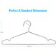 thumbnail image 2 of Fayleeko Wire Coat Hangers, paquete de 40, resistentes y de acero inoxidable, 2 of 3