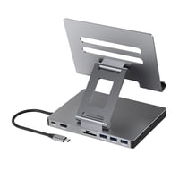 Bothyi - Soporte De Aleación De Aluminio De Estación De Acoplamiento Para Oficina De Equipos Electrónicos De Teléfono 8 En 1