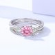 thumbnail image 4 of Anillos de Compromiso de Moissanita para Mujer 1 Uds Color D Claridad VVS1 Anillos de Diamante Blanco/azul/rosa Bandas de Boda de Moissanita con Certificado, 4 of 8